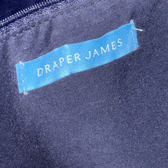 Draper James by Reese Witherspoon Everyday Straw Shoulder Bag W/ Navy - Picture 8 of 11